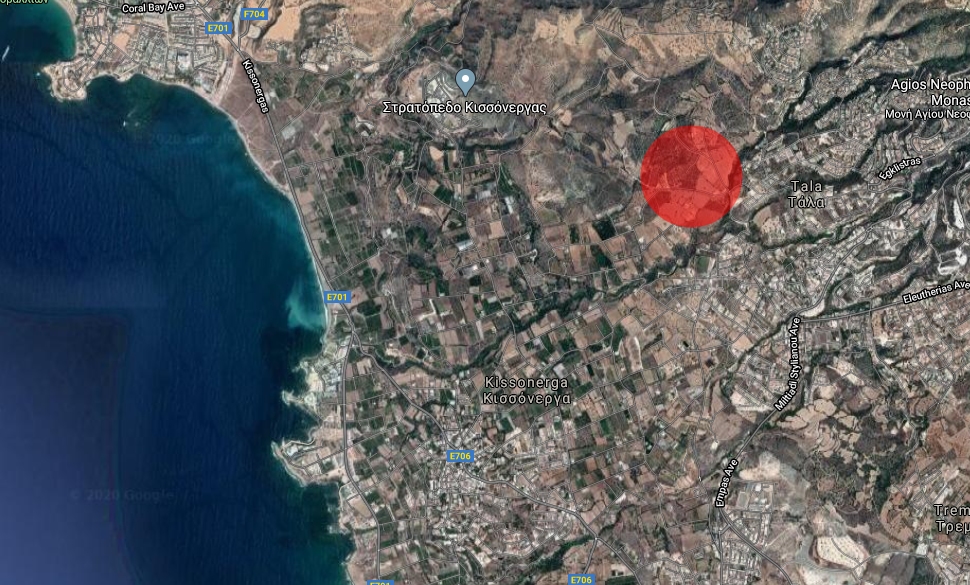 Paphos Tala Plot of Land For Sale BC022
