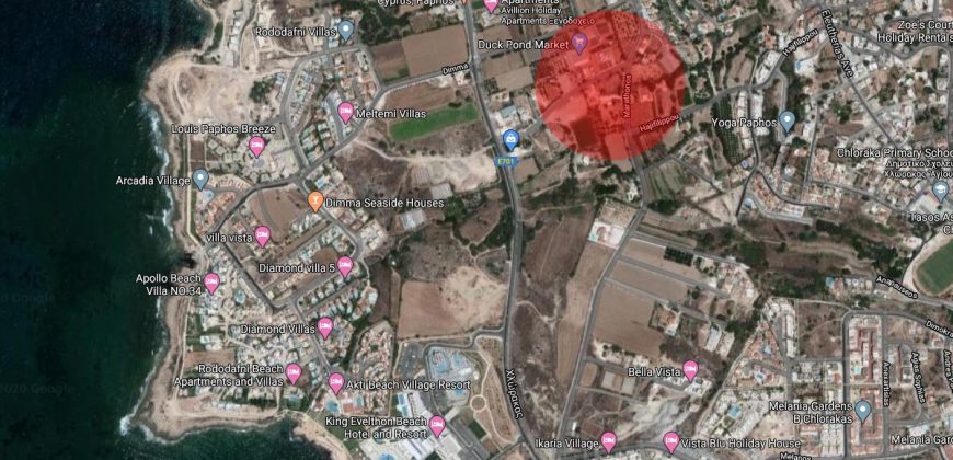 Paphos Chloraka Residential Land Plot For Sale BC031