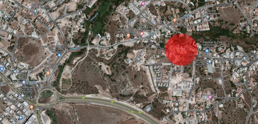 Paphos Konia Residential Land Plot BC047