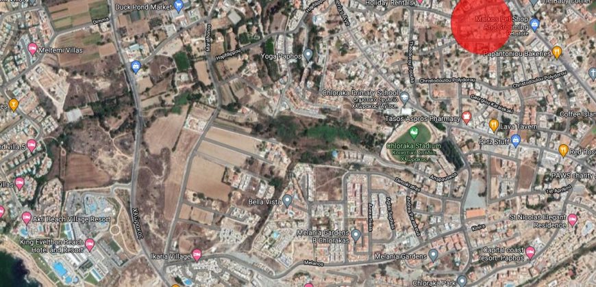 Paphos Chloraka Residential Land Plot BC062