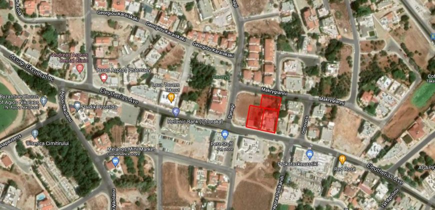 Paphos Chloraka 3 Residential Land Plots For Sale BC081