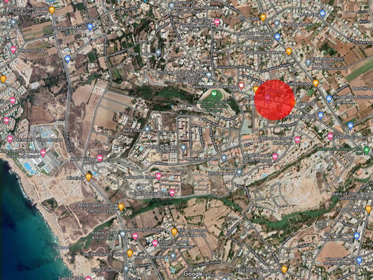 Paphos Chloraka Residential Land Plot BC078