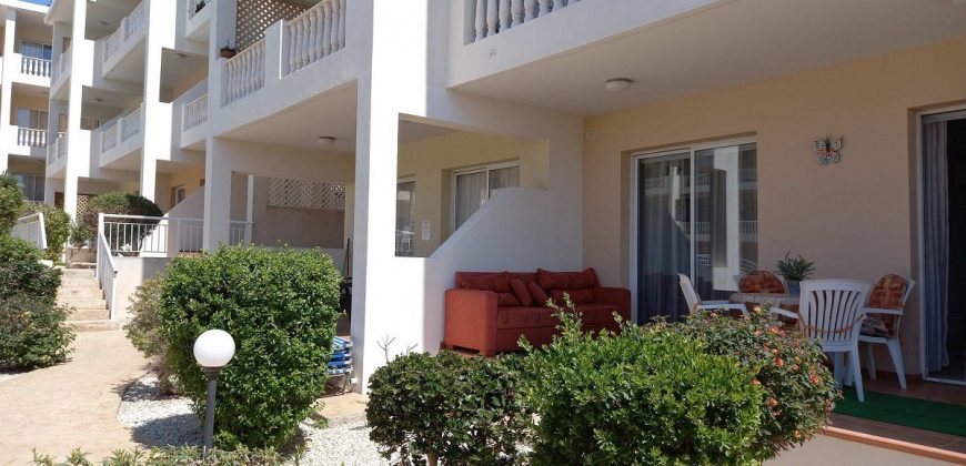 Kato Paphos Universal 1 Bedroom Apartment Ground Floor For Rent BCP019