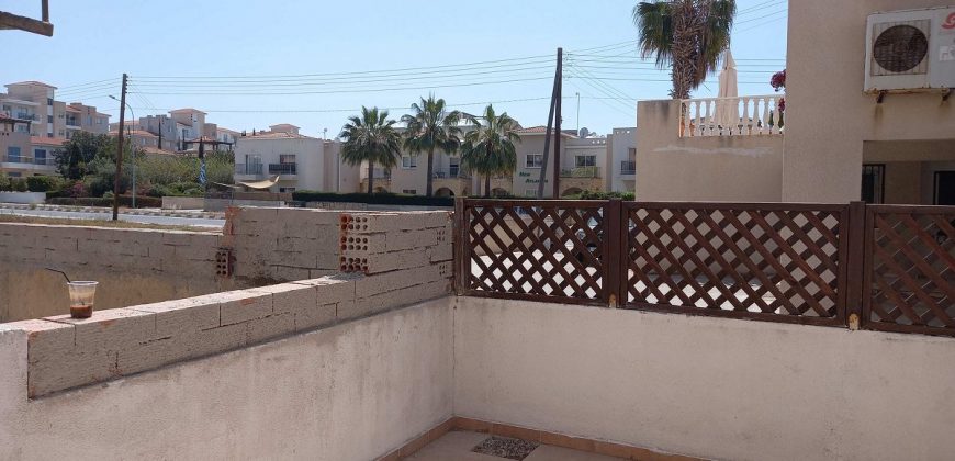 Kato Paphos Universal 1 Bedroom Apartment Ground Floor For Rent BCP041