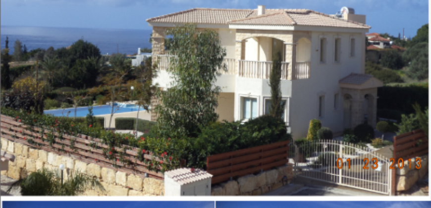 Paphos Seacaves 4 Bedroom Villa For Sale CLPR0402