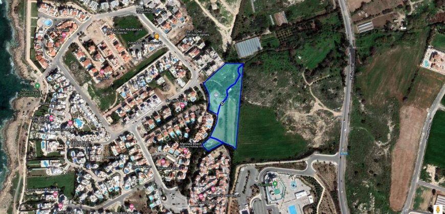 Paphos Chloraka Land Touristic For Sale BC279