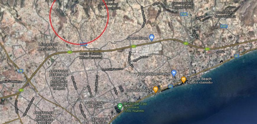 Limassol Ayios Athanasios Residential Land For Sale BSH17997