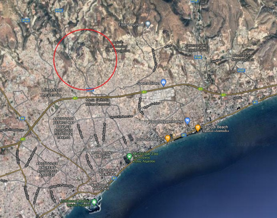 Limassol Ayios Athanasios Residential Land For Sale BSH17997