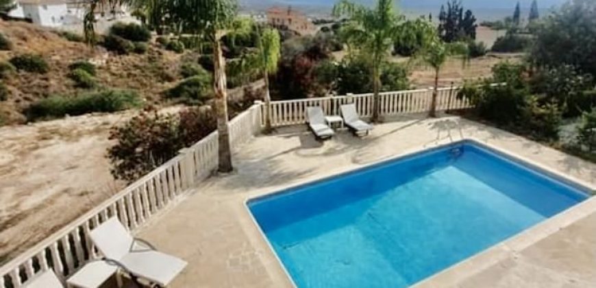 Paphos Peyia 3 Bedroom Villa For Rent BCP098