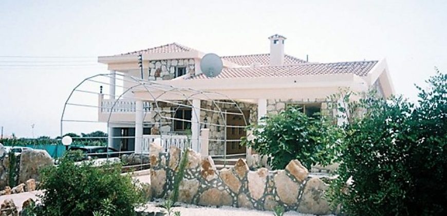 Paphos Pegia Sea Caves 4 Bedroom Detached Villa For Sale BSH7126