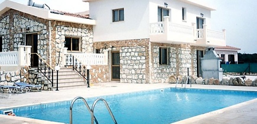 Paphos Pegia Sea Caves 4 Bedroom Detached Villa For Sale BSH7126