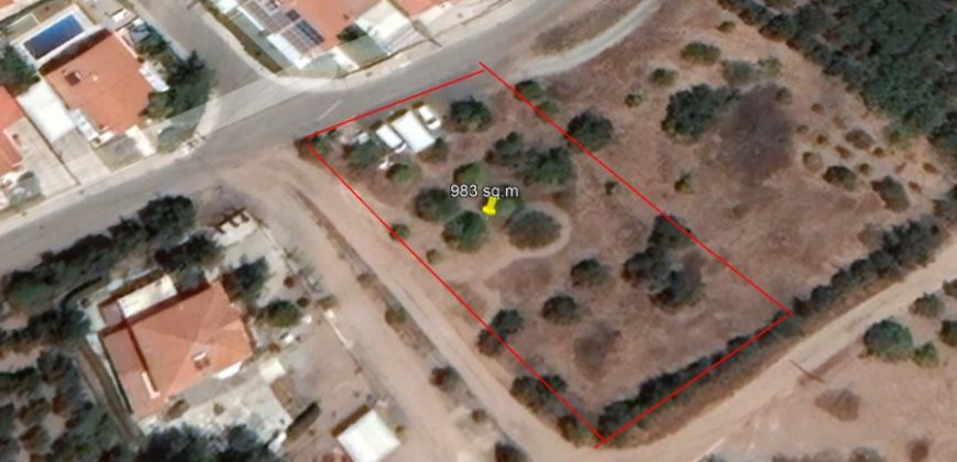 Limassol Pyrgos Residential Land For Sale BSH22532