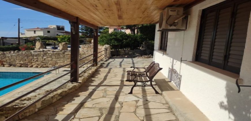 Paphos Tala Kamares 3 Bedroom Bungalow For Rent NGM12760