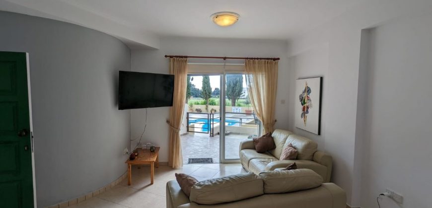 Kato Paphos Universal 2 Bedroom Apartment Ground Floor For Rent BC469