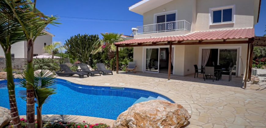 Paphos Peyia Coral Bay 3 Bedroom Villa For Sale CPF152007