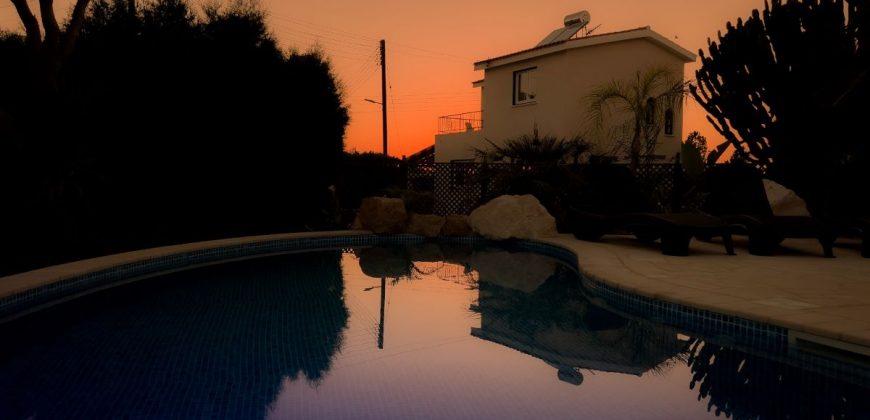 Paphos Peyia Coral Bay 3 Bedroom Villa For Sale CPF152007