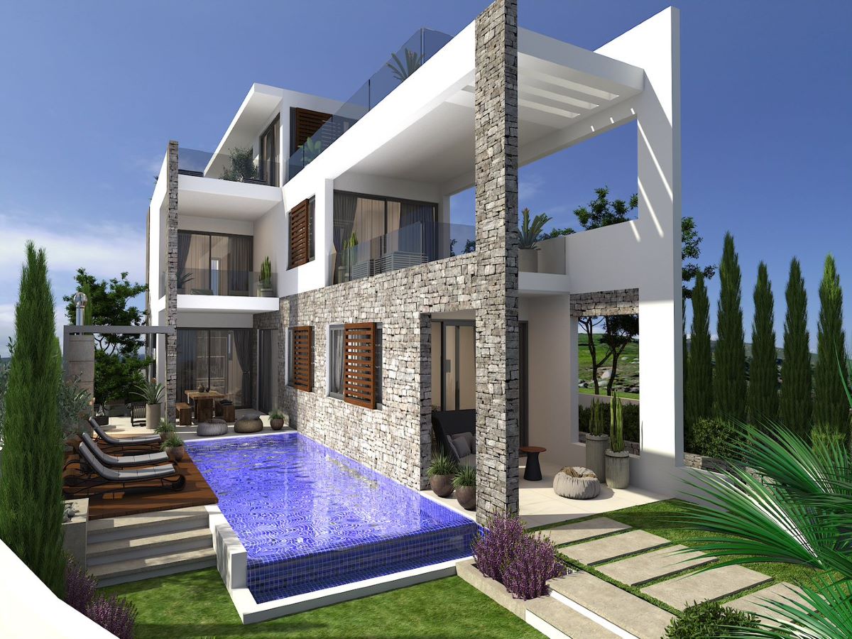 Paphos Kissonerga 4 Bedroom Villa For Sale MND001