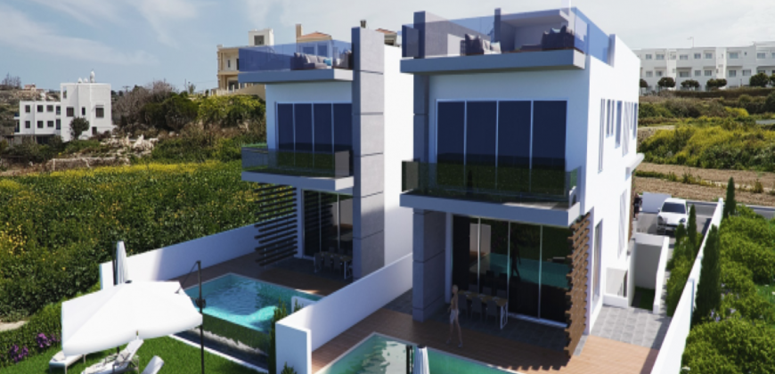 Paphos Kissonerga 4 Bedroom Villa For Sale MND003