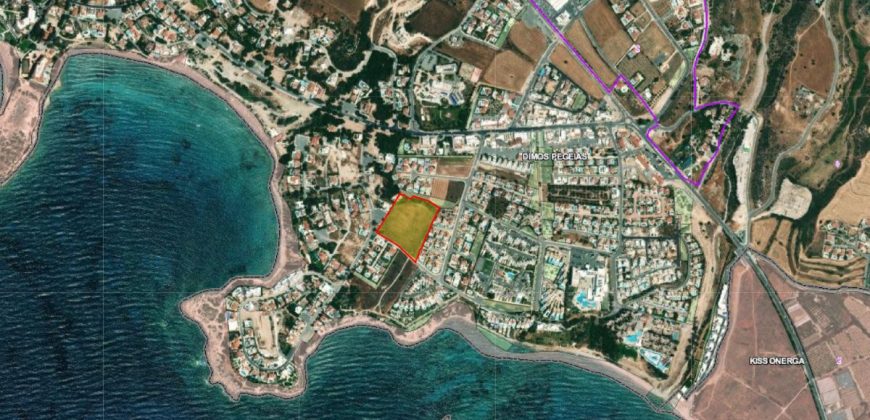 Paphos Peyia Coral Bay Land Touristic For Sale BC478