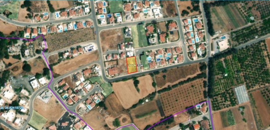 Paphos Kissonerga Land Plot For Sale BC482