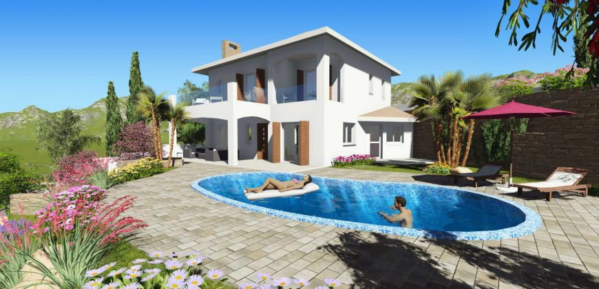 Paphos Kamares Village 4 Bedroom Villas / Houses For Sale LPT11010