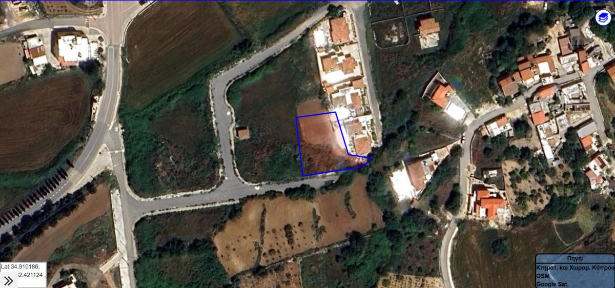 Paphos Kathikas Land Plot For Sale RMR40366
