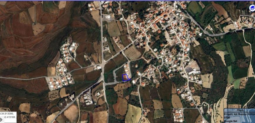 Paphos Kathikas Land Plot For Sale RMR40366