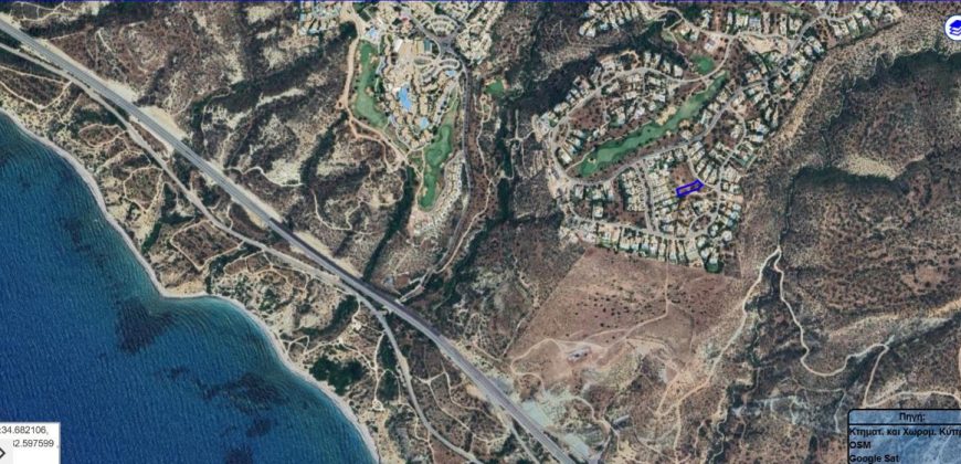 Paphos Kouklia Aphrodite Hills Land Plot For Sale RMR28547