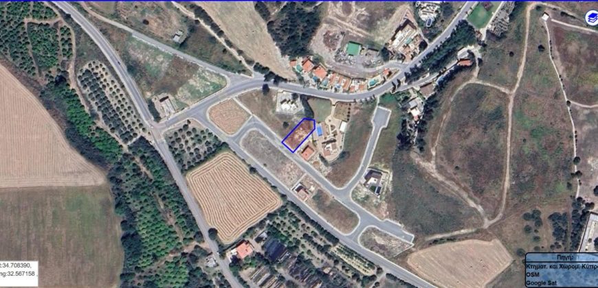 Paphos Kouklia Land Plot For Sale RMR16380