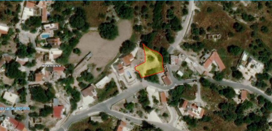 Paphos Marathounta Land Residential For Sale RSDL8643