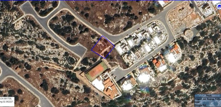 Paphos Peyia Land Plot For Sale RMR15986