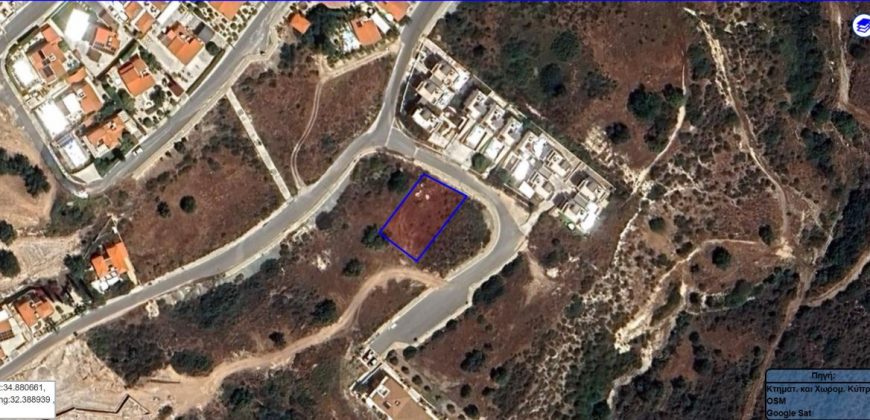 Paphos Peyia Land Plot For Sale RMR16277