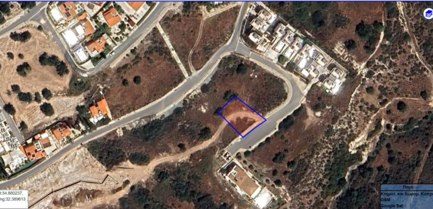 Paphos Peyia Land Plot For Sale RMR16281