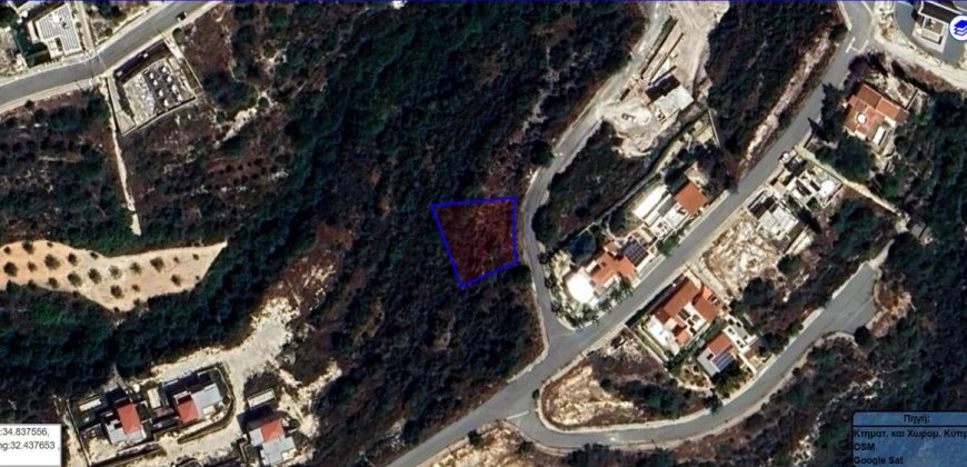 Paphos Tala Land Plot For Sale RMR16321