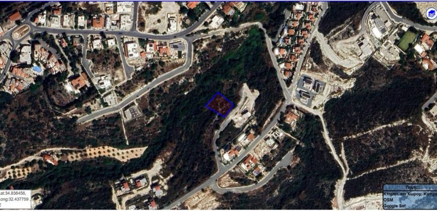 Paphos Tala Land Plot For Sale RMR16324