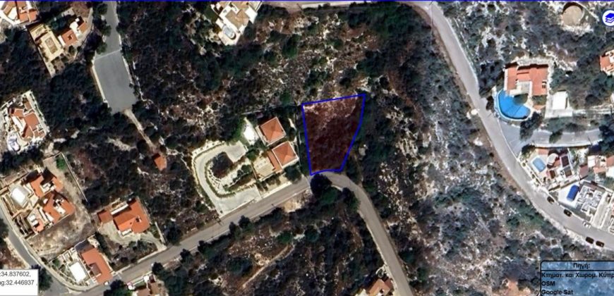 Paphos Tala Land Plot For Sale RMR27971