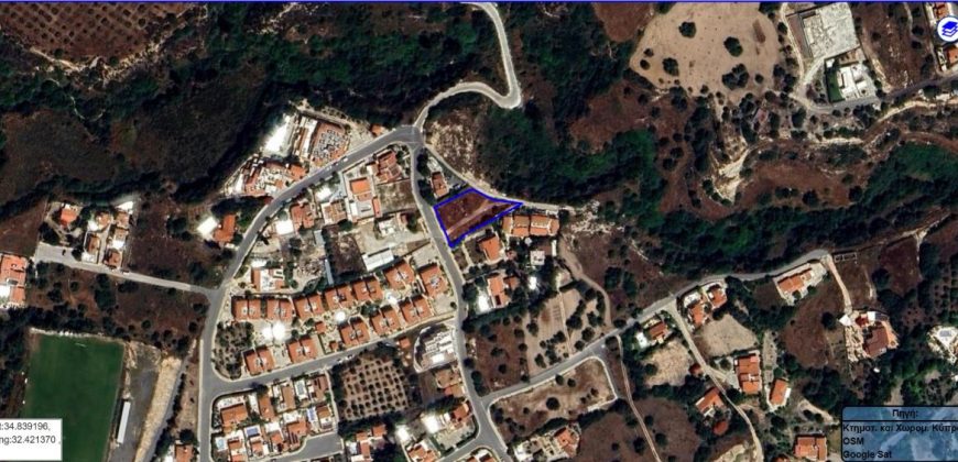 Paphos Tala Land Plot For Sale RMR27996