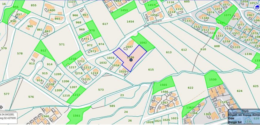 Paphos Tala Land Residential For Sale TBK126