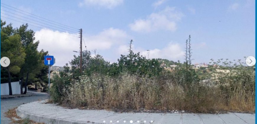 Paphos Tsada Land Plot For Sale AMR14979