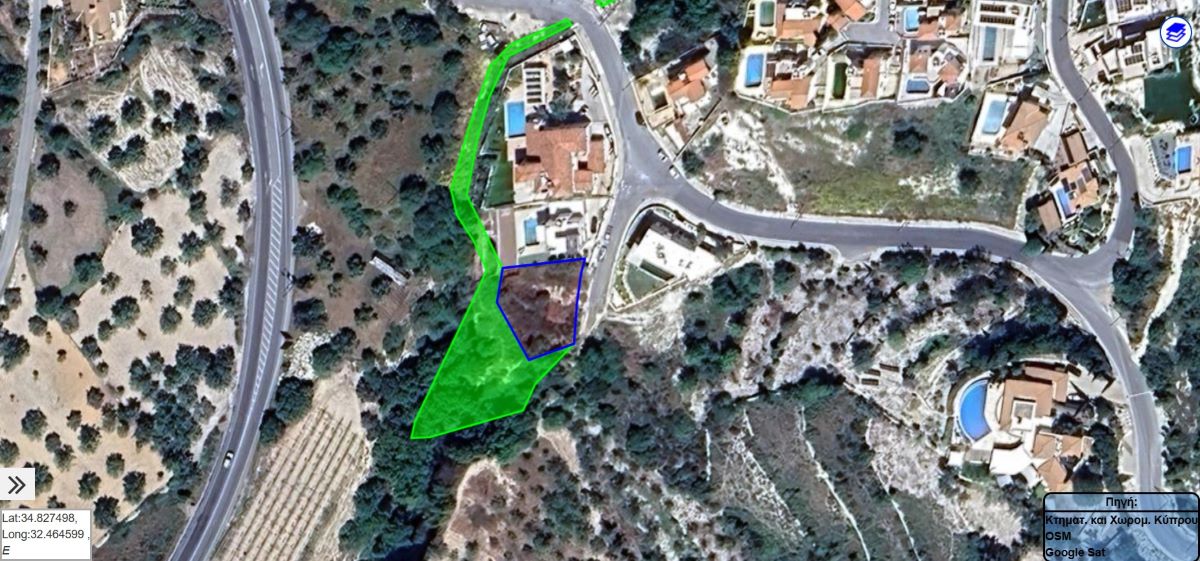 Paphos Tsada Land Plot For Sale RMR29529