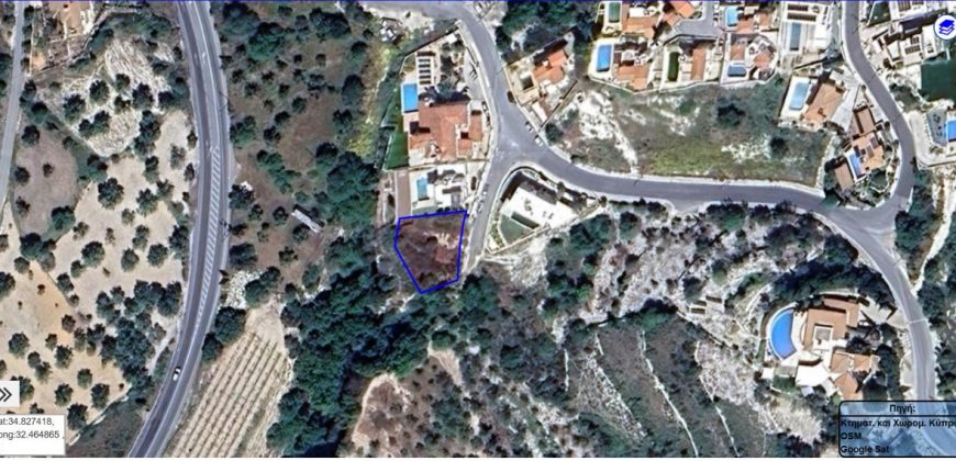 Paphos Tsada Land Plot For Sale RMR29529