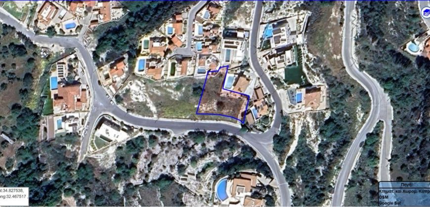 Paphos Tsada Land Plot For Sale RMR39776