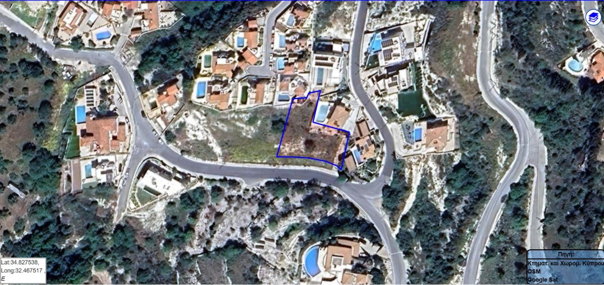 Paphos Tsada Land Plot For Sale RMR39776