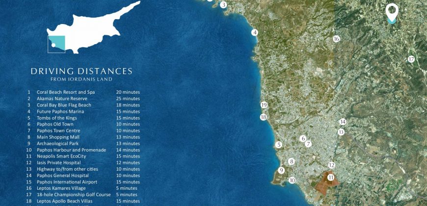 Paphos Tsada Plots & Land Parcels For Sale LPT14872