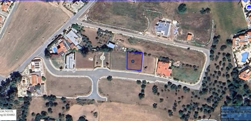 Paphos Anarita Land Plot For Sale BCK030