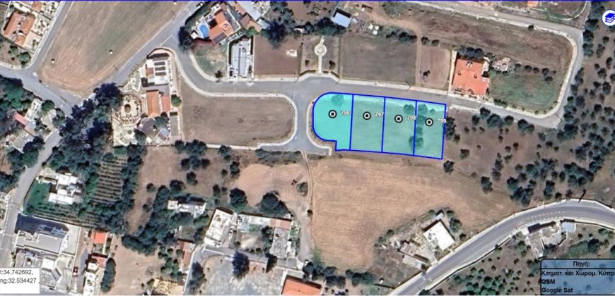 Paphos Anarita Land Plot For Sale BCK032