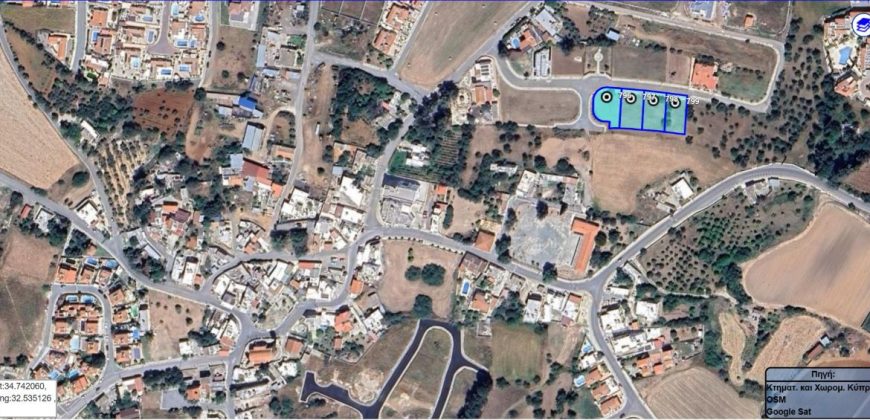 Paphos Anarita Land Plot For Sale BCK032