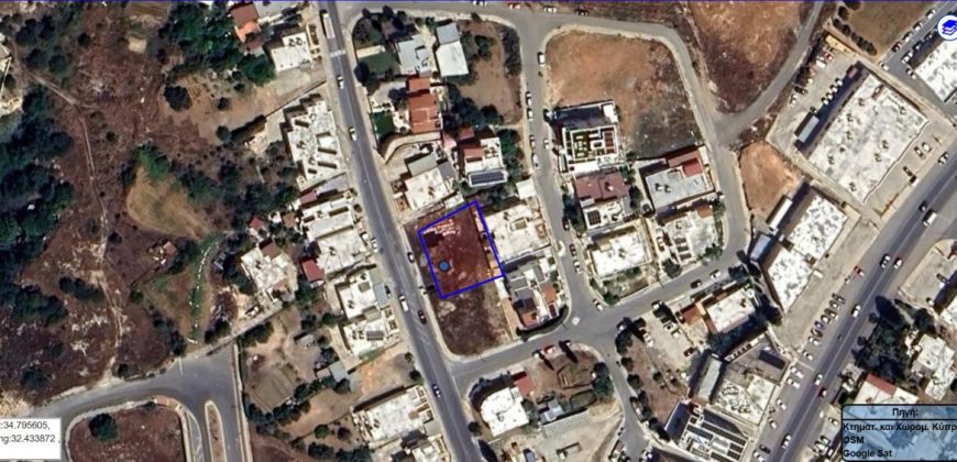 Paphos Mesogi Land Plot For Sale BCK031