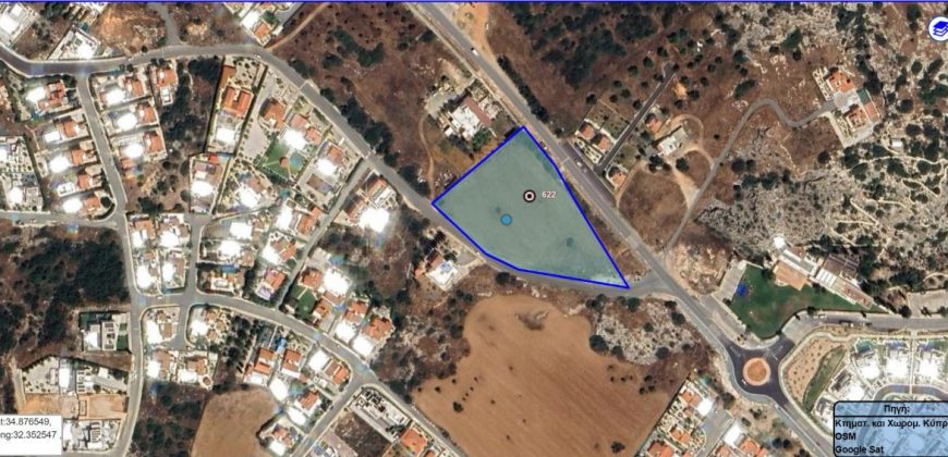 Paphos Peyia Land Residential For Sale TBK604