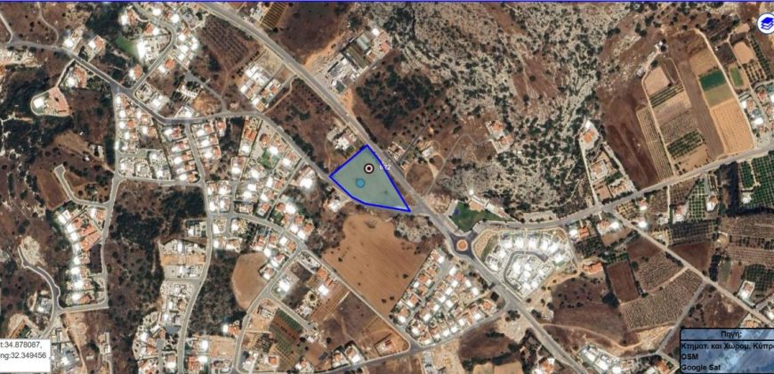 Paphos Peyia Land Residential For Sale TBK604